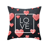 Valentine's Day Pillow Covers 4 Piece Random Styles Together, Home Festival Sofa Cushion Cushion Cover