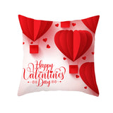 Valentine's Day Pillow Covers 4 Piece Random Styles Together, Home Festival Sofa Cushion Cushion Cover