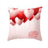 Valentine's Day Pillow Covers 4 Piece Random Styles Together, Home Festival Sofa Cushion Cushion Cover