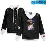 Never Broke Again Hoodie Denim Jacket Casual Able