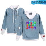 Never Broke Again Hoodie Denim Jacket Casual Able