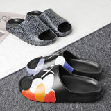 Mens Slide Coconut Slippers Men'S And Women'S Yeez* Soft Bottom Beach Statement Sandals