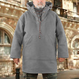 Men Sweats Man Fall Outfits Autumn and Winter Loose Woolen Top Mid-Length Casual Sweater Men