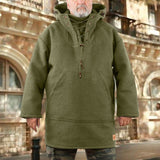 Men Sweats Man Fall Outfits Autumn and Winter Loose Woolen Top Mid-Length Casual Sweater Men