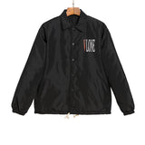 Vlone Jean Jacket Vlone Double Line Letter Jacket Jacket