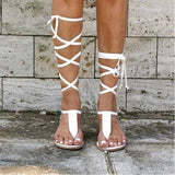 Women Open Toe Sandals Flats Summer Strap Flat Flip-Flops Plus Size Women's Sandals