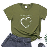 Valentine's Day T Shirts Couples Letters Couple Print Valentine's Day Women's T-shirt