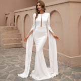 Skin Tight Long Dresses Dress Women's Solid Color Dress