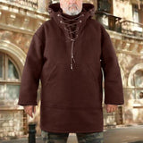 Men Sweats Man Fall Outfits Autumn and Winter Loose Woolen Top Mid-Length Casual Sweater Men