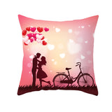 Valentine's Day Pillow Covers 4 Piece Random Styles Together, Home Festival Sofa Cushion Cushion Cover