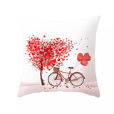 Valentine's Day Pillow Covers 4 Piece Random Styles Together, Home Festival Sofa Cushion Cushion Cover