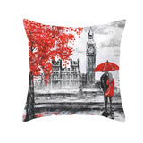 Valentine's Day Pillow Covers 4 Piece Random Styles Together, Home Festival Sofa Cushion Cushion Cover