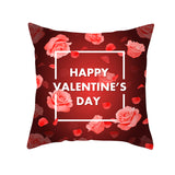 Valentine's Day Pillow Covers 4 Piece Random Styles Together, Home Festival Sofa Cushion Cushion Cover