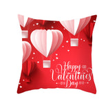 Valentine's Day Pillow Covers 4 Piece Random Styles Together, Home Festival Sofa Cushion Cushion Cover