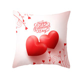 Valentine's Day Pillow Covers 4 Piece Random Styles Together, Home Festival Sofa Cushion Cushion Cover