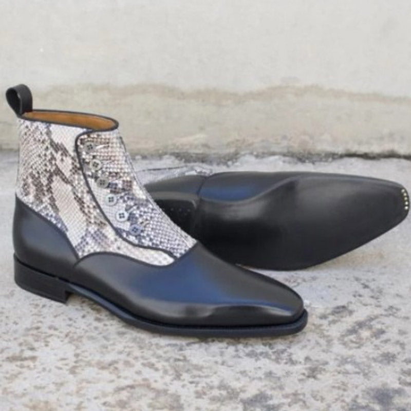 Python Boots Fall Winter Men Bootie