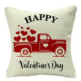 Valentine's Day Pillow Covers 4 Piece Random Styles Together, Home Sofa Cushion Cushion Cover