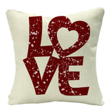 Valentine's Day Pillow Covers 4 Piece Random Styles Together, Home Sofa Cushion Cushion Cover