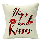 Valentine's Day Pillow Covers 4 Piece Random Styles Together, Home Sofa Cushion Cushion Cover