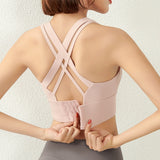 Underwear for Sweeping Cross Beauty Back Yoga Vest