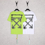 Off White T Shirt Arrow Casual Cotton Tshirt For Men And Women Owt