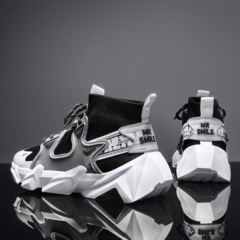 Men Sneakers Men Walking Shoes For Jogging Breathable Lightweight Shoes Summer Trendy Casual Running Clunky Sneakers