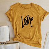 Valentine's Day T Shirts Couples Printed Women's T-shirt Fashion Short Sleeve
