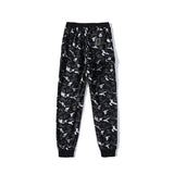 Bathing Ape Pant Digital Pixels Cotton Men's and Women's Same Camouflage Casual Trousers