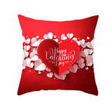 Valentine's Day Pillow Covers 4 Piece Random Styles Together, Home Festival Sofa Cushion Cushion Cover