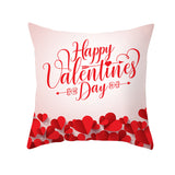 Valentine's Day Pillow Covers 4 Piece Random Styles Together, Home Festival Sofa Cushion Cushion Cover