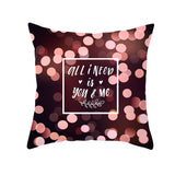 Valentine's Day Pillow Covers 4 Piece Random Styles Together, Home Festival Sofa Cushion Cushion Cover