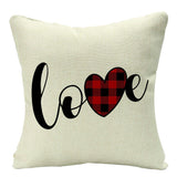 Valentine's Day Pillow Covers 4 Piece Random Styles Together, Home Sofa Cushion Cushion Cover
