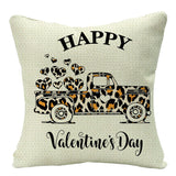 Valentine's Day Pillow Covers 4 Piece Random Styles Together, Home Sofa Cushion Cushion Cover