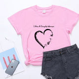Valentine's Day T Shirts Couples Letters Couple Print Valentine's Day Women's T-shirt