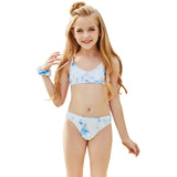 Children Swimsuit Tie-Dye Sexy Cute Children's Bikini Swimsuit