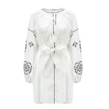 Beth Dutton Bohemian Dress Winter Autumn Midi Dresses Cotton Dress