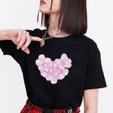 Valentine 'S Day T Shirts Couples Love Pattern Printed Women 'S T-shirt