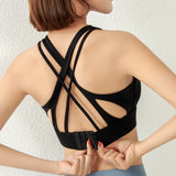 Underwear for Sweating Shockproof Push-up Running Sports Cross Beauty Back