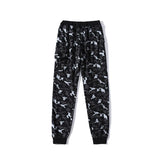 Bathing Ape Pant Digital Pixels Cotton Men's and Women's Same Camouflage Casual Trousers