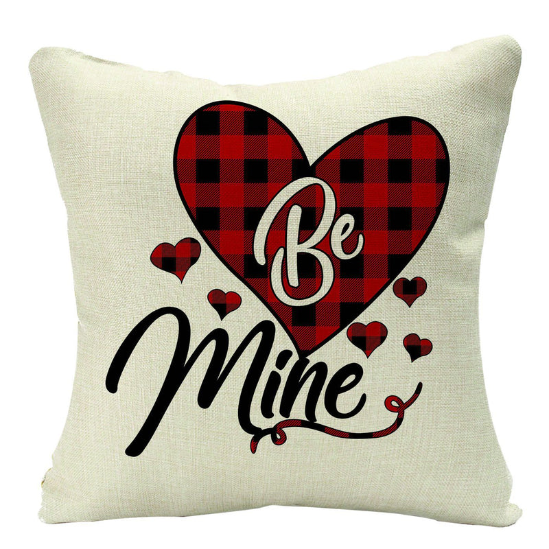 Valentine's Day Pillow Covers 4 Piece Random Styles Together, Home Sofa Cushion Cushion Cover