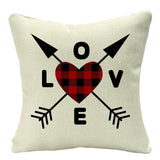 Valentine's Day Pillow Covers 4 Piece Random Styles Together, Home Sofa Cushion Cushion Cover