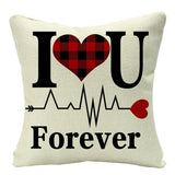 Valentine's Day Pillow Covers 4 Piece Random Styles Together, Home Sofa Cushion Cushion Cover