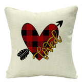 Valentine's Day Pillow Covers 4 Piece Random Styles Together, Home Sofa Cushion Cushion Cover