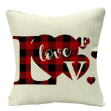 Valentine's Day Pillow Covers 4 Piece Random Styles Together, Home Sofa Cushion Cushion Cover
