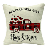 Valentine's Day Pillow Covers 4 Piece Random Styles Together, Home Sofa Cushion Cushion Cover