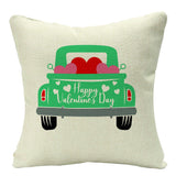 Valentine's Day Pillow Covers 4 Piece Random Styles Together, Home Sofa Cushion Cushion Cover