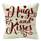 Valentine's Day Pillow Covers 4 Piece Random Styles Together, Home Sofa Cushion Cushion Cover