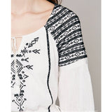 Beth Dutton Bohemian Dress Winter Autumn Maxi Dresses Embroidered White Long Sleeve Tassel