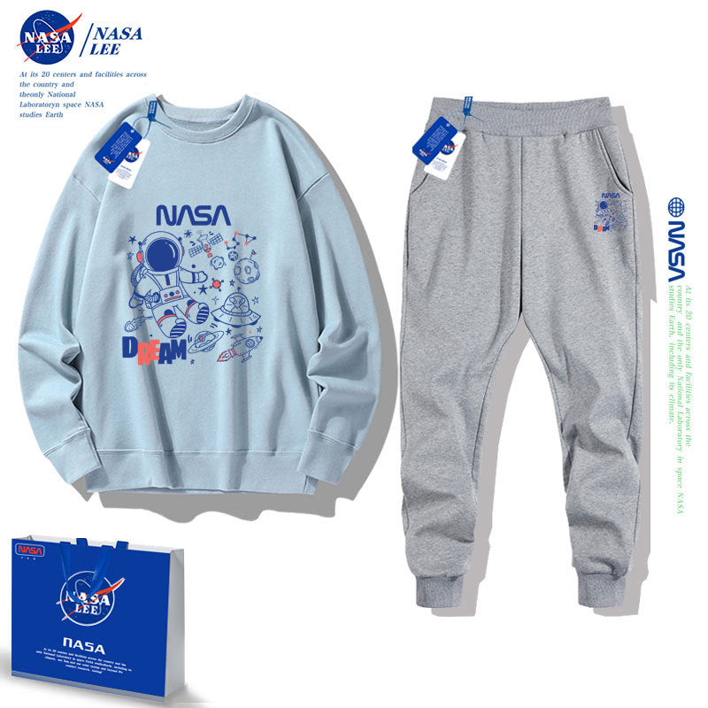 Nasa Children Sweater Set Children'S Clothing Autumn Loose