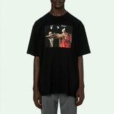 Off White T Shirt Arrow Casual Printed Men'S And Women'S Short Sleeve Tshirt Cotton Owt